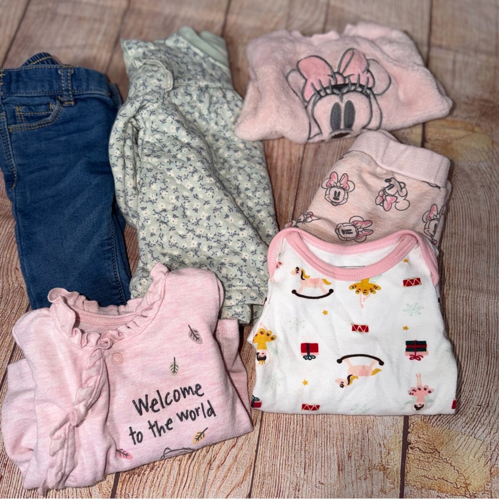0-3 Month Baby Girl Winter Bundle